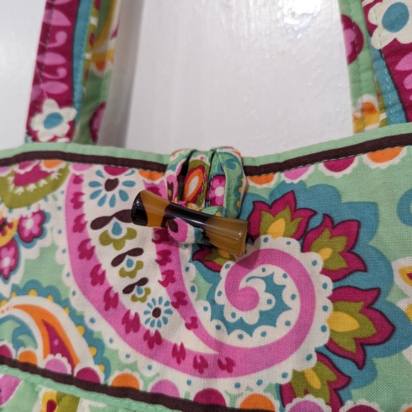 Vera Bradley Paisley Tote Bag - Picture 5 of 8